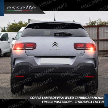 Coppia Frecce Posteriori PY21W 24 LED Canbus 3.0 per CITROEN C4 CACTUS RESTYLING