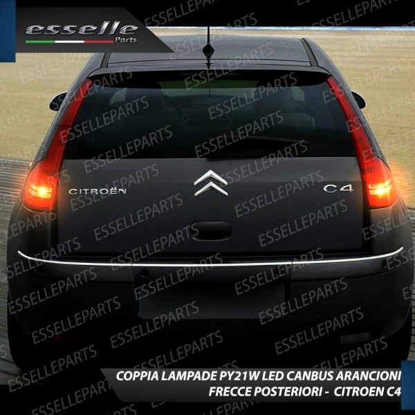 Coppia Frecce Posteriori PY21W 24 LED Canbus 3.0 per CITROEN C4 I