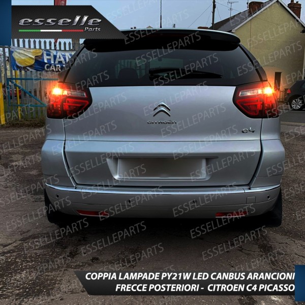 Coppia Frecce Posteriori PY21W 24 LED Canbus 3.0 per CITROEN C4 PICASSO II