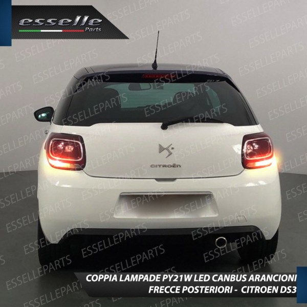 Coppia Frecce Posteriori PY21W 24 LED Canbus 3.0 per CITROEN DS3