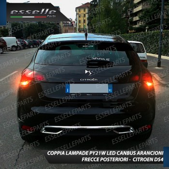 Coppia Frecce Posteriori PY21W 24 LED Canbus 3.0 per CITROEN DS4 Coppia Frecce Posteriori PY21W 24 LED Canbus 3.0 per CITROEN DS4