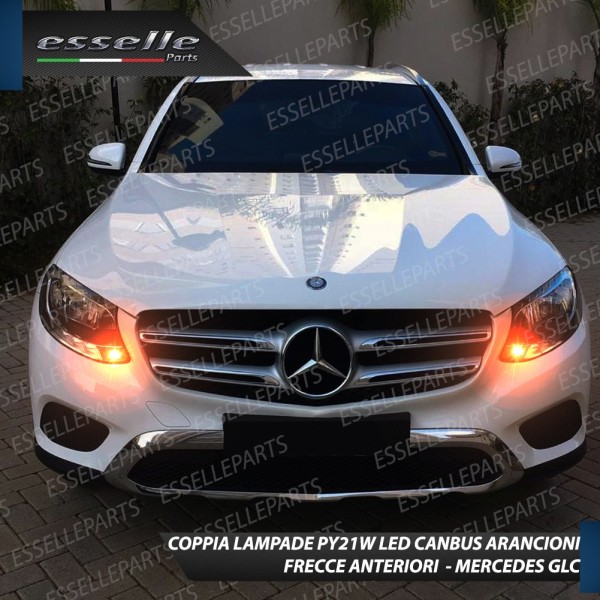 Lampada PY21W BAU15S Canbus MERCEDES GLC ARANCIONE FRECCE Luce AMBRA