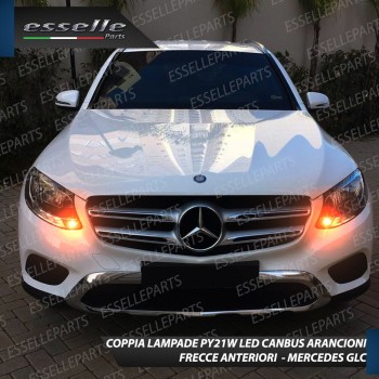 Lampada PY21W BAU15S Canbus MERCEDES GLC ARANCIONE FRECCE Luce AMBRA