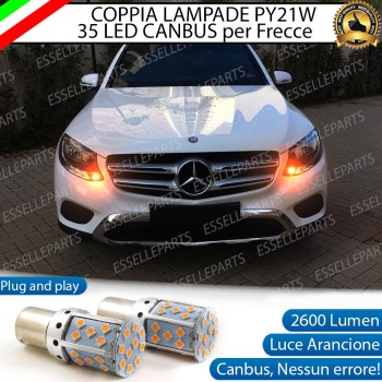 Lampada PY21W BAU15S Canbus MERCEDES GLC ARANCIONE FRECCE Luce AMBRA