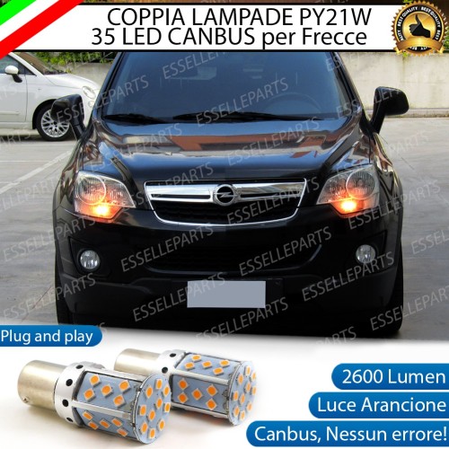 Lampade ANTERIORI PY21W BAU15S 35 LED Canbus OPEL ANTARA