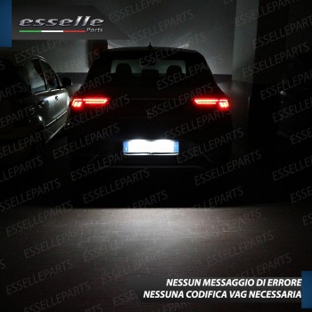 Placchette Complete da 18 LED per Luci targa specifiche per SKODA FABIA MK3 Restyling