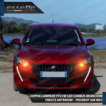 Coppia Frecce Anteriori PY21W 35 LED Canbus PEUGEOT 208 II