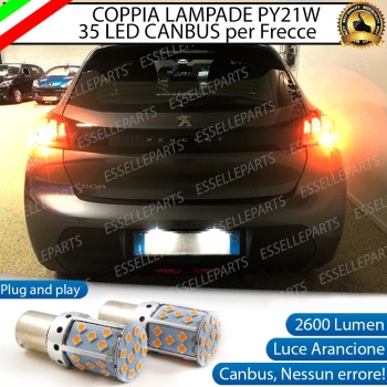 Coppia Frecce Posteriori PY21W 35 LED Canbus PEUGEOT 208 II