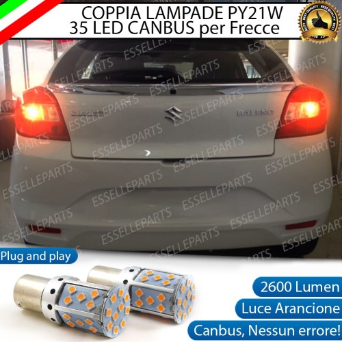 Coppia Frecce Posteriori PY21W 35 LED Canbus SUZUKI BALENO