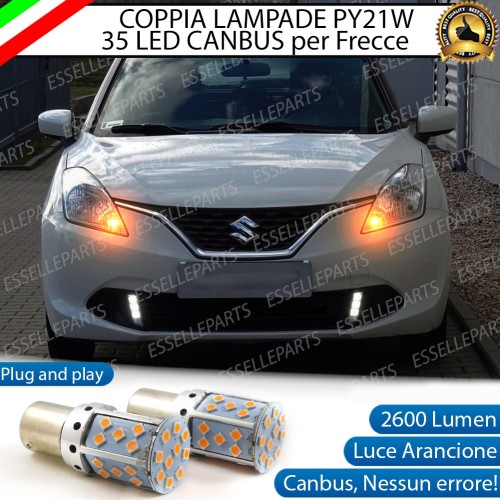 Coppia Frecce Anteriori PY21W 35 LED Canbus SUZUKI BALENO