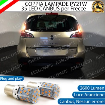Coppia Frecce Posteriori PY21W 35 LED Canbus RENAULT SCENIC XMOD Coppia Frecce Posteriori PY21W 35 LED Canbus RENAULT SCENIC XMOD