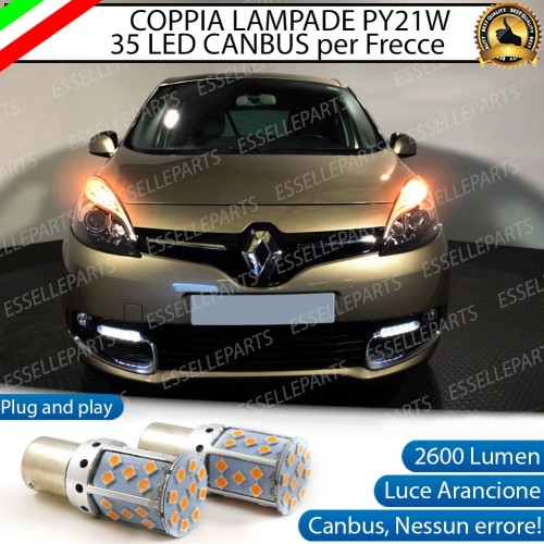 Coppia Frecce Anteriori PY21W 35 LED Canbus RENAULT SCENIC XMOD