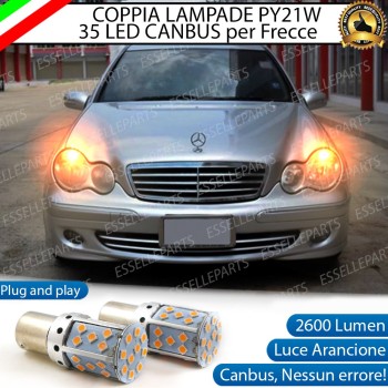 Coppia Frecce Anteriori PY21W 35 LED Canbus MERCEDES CLASSE C W203