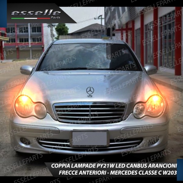 Coppia Frecce Anteriori PY21W 35 LED Canbus MERCEDES CLASSE C W203