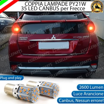 Coppia Frecce Posteriori PY21W 35 LED Canbus MITSUBISHI ECLIPSE CROSS Coppia Frecce Posteriori PY21W 35 LED Canbus MITSUBISHI ECLIPSE CROSS
