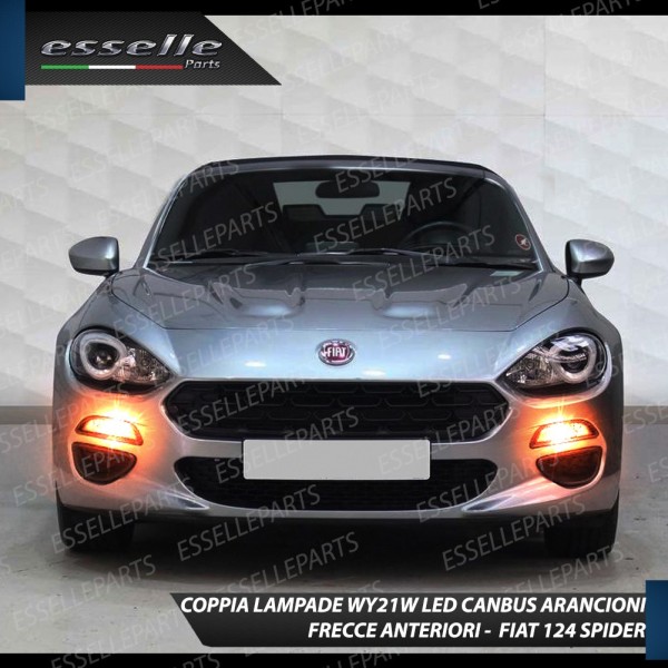 Frecce a LED per Fiat 124 Spider Lampade T20 Arancione