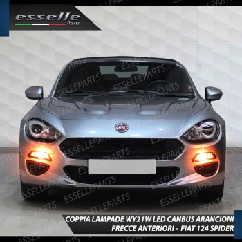Frecce a LED per Fiat 124 Spider Lampade T20 Arancione