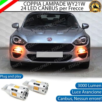 Frecce a LED per Fiat 124 Spider Lampade T20 Arancione