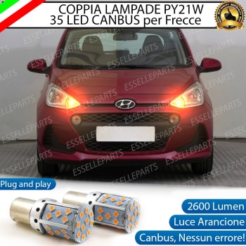 Coppia Frecce Anteriori PY21W 35 LED Canbus HYUNDAI I10 II