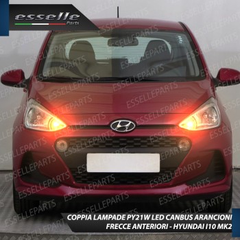 Coppia Frecce Anteriori PY21W 35 LED Canbus HYUNDAI I10 II