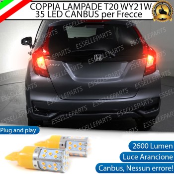 Coppia Frecce Posteriori T20 W21W 35 LED Canbus HONDA JAZZ III
