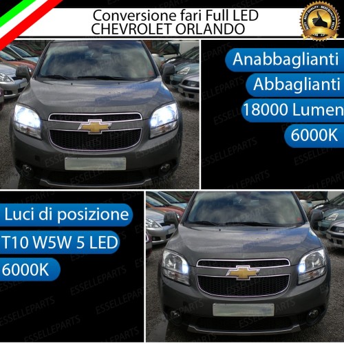 Conversione Fari Full LED CHEVROLET ORLANDO