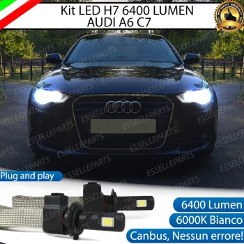 Kit Full LED H7 6400 LUMEN Anabbaglianti AUDI A6 C7