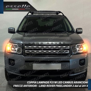 Coppia Frecce Anteriori P21W 35 LED Canbus LAND ROVER FREELANDER II DAL 2013 IN POI