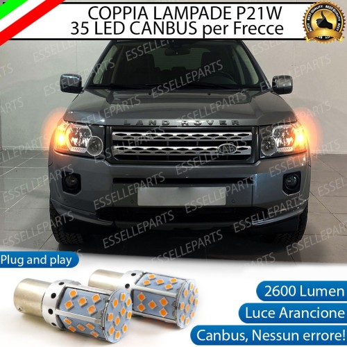Coppia Frecce Anteriori P21W 35 LED Canbus LAND ROVER FREELANDER II DAL 2013 IN POI