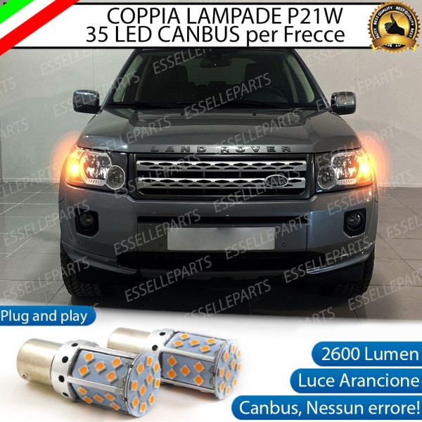 Coppia Frecce Anteriori P21W 35 LED Canbus LAND ROVER FREELANDER II DAL 2013 IN POI