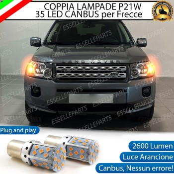 Coppia Frecce Anteriori P21W 35 LED Canbus LAND ROVER FREELANDER II DAL 2013 IN POI