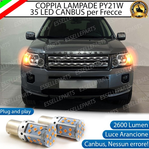 Coppia Frecce Anteriori PY21W 35 LED Canbus LAND ROVER FREELANDER II FINO AL 2012