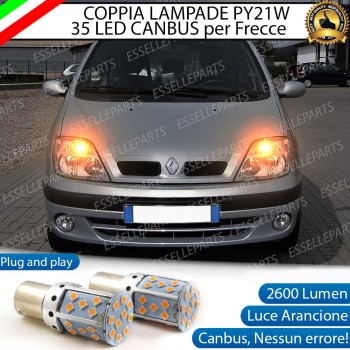 Coppia Frecce Anteriori PY21W 35 LED Canbus RENAULT SCENIC I