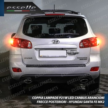 Coppia Frecce Posteriori P21W 35 LED Canbus HYUNDAI SANTA FE II