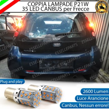 Coppia Frecce Posteriori P21W 35 LED Canbus SMART FORFOUR I Coppia Frecce Posteriori P21W 35 LED Canbus SMART FORFOUR I