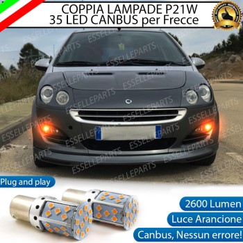 Coppia Frecce Anteriori P21W 35 LED Canbus SMART FORFOUR I Coppia Frecce Anteriori P21W 35 LED Canbus SMART FORFOUR I