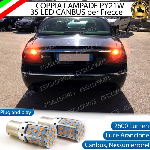 Coppia Frecce Posteriori PY21W 35 LED Canbus JAGUAR S-TYPE