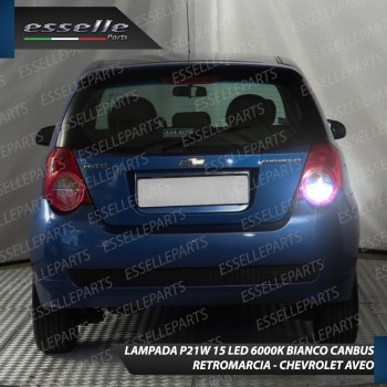 Luce Retromarcia 15 LED CHEVROLET AVEO T250 CON LENTE FRONTALE