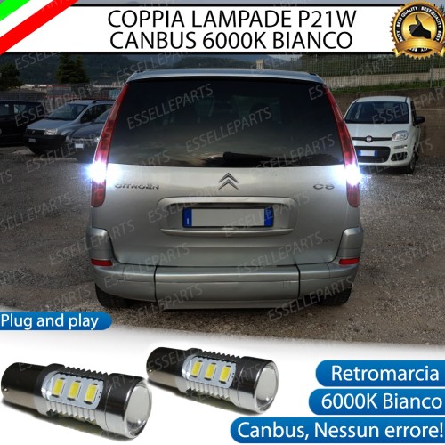 Luci Retromarcia 15 LED CITROEN C8 CON LENTE FRONTALE
