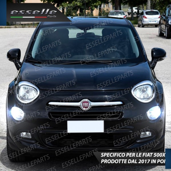 Coppia lampade Luci Diurne a LED CANBUS 3.0 T20 W21W 6000K FIAT 500X DAL 2017 IN POI