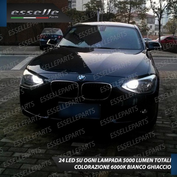 Luci Diurne a LED CANBUS 3.0 T20 W21W 6000K Bianco BMW SERIE 1 F20 F21 Pre-Restyling