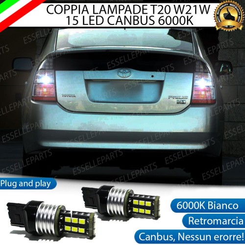 Luci Retromarcia 15 LED T20 TOYOTA PRIUS 2