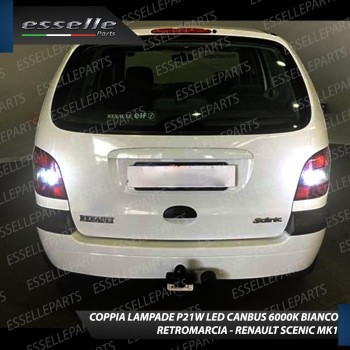 Luci Retromarcia 15 LED RENAULT SCENIC I CON LENTE FRONTALE