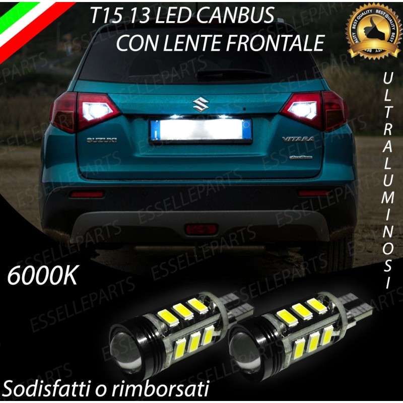 Luci Retromarcia Led Canbus SUZUKI VITARA Luce Bianca No Error