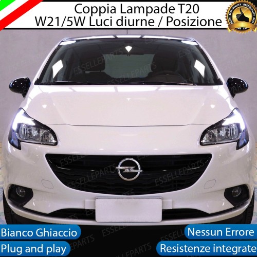 Luci di Posizione/Diurne a LED CANBUS 3.0 T20 W21/5W per OPEL CORSA E