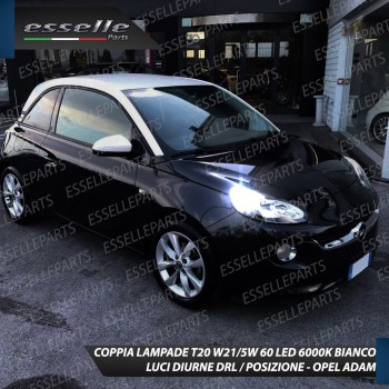 Luci di Posizione/Diurne a LED CANBUS 3.0 T20 W21/5W per OPEL ADAM Luci di Posizione/Diurne a LED CANBUS 3.0 T20 W21/5W per OPEL ADAM