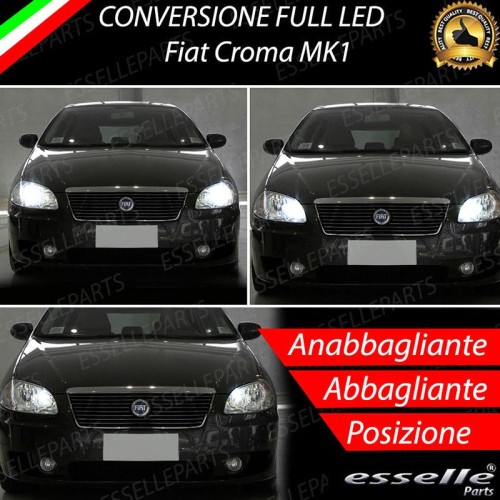 Conversione Fari Full LED 6000k canbus FIAT CROMA 1