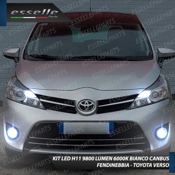 Kit Full LED H11 coppia lampade FENDINEBBIA TOYOTA VERSO Kit Full LED H11 coppia lampade FENDINEBBIA TOYOTA VERSO