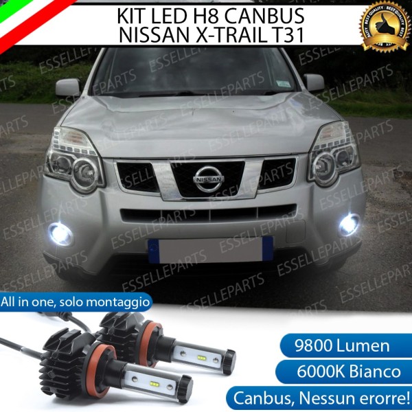 Kit Full LED H8 Fendinebbia 9800 LUMEN NISSAN X-TRAIL II