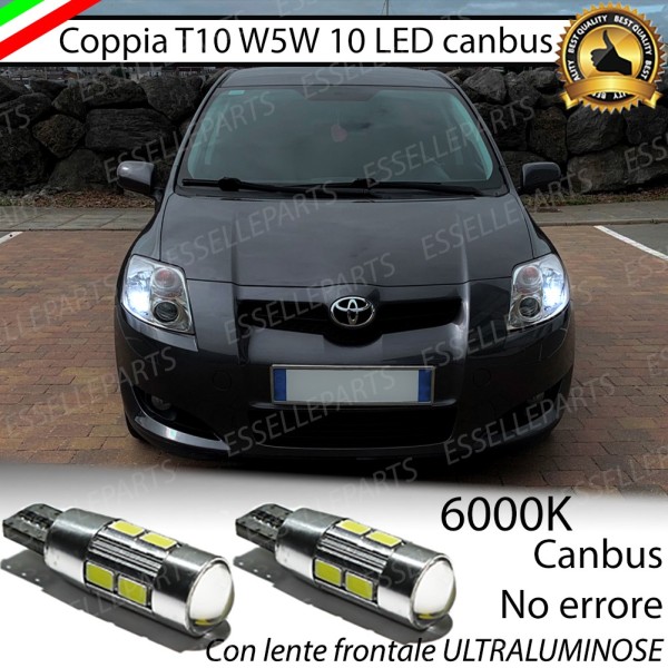 Luci posizione 10 LED Canbus 660 Lumen TOYOTA AURIS I